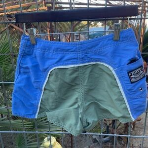Roxy Blue and Green Athletic Shorts